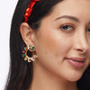 Lele Sadoughi EARRINGS HARLEQUIN RAINBOW SPIRAL GEM EARRINGS