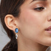 Lele Sadoughi EARRINGS ICE BLUE SWAROVSKI® BABY DROP CRYSTAL EARRING