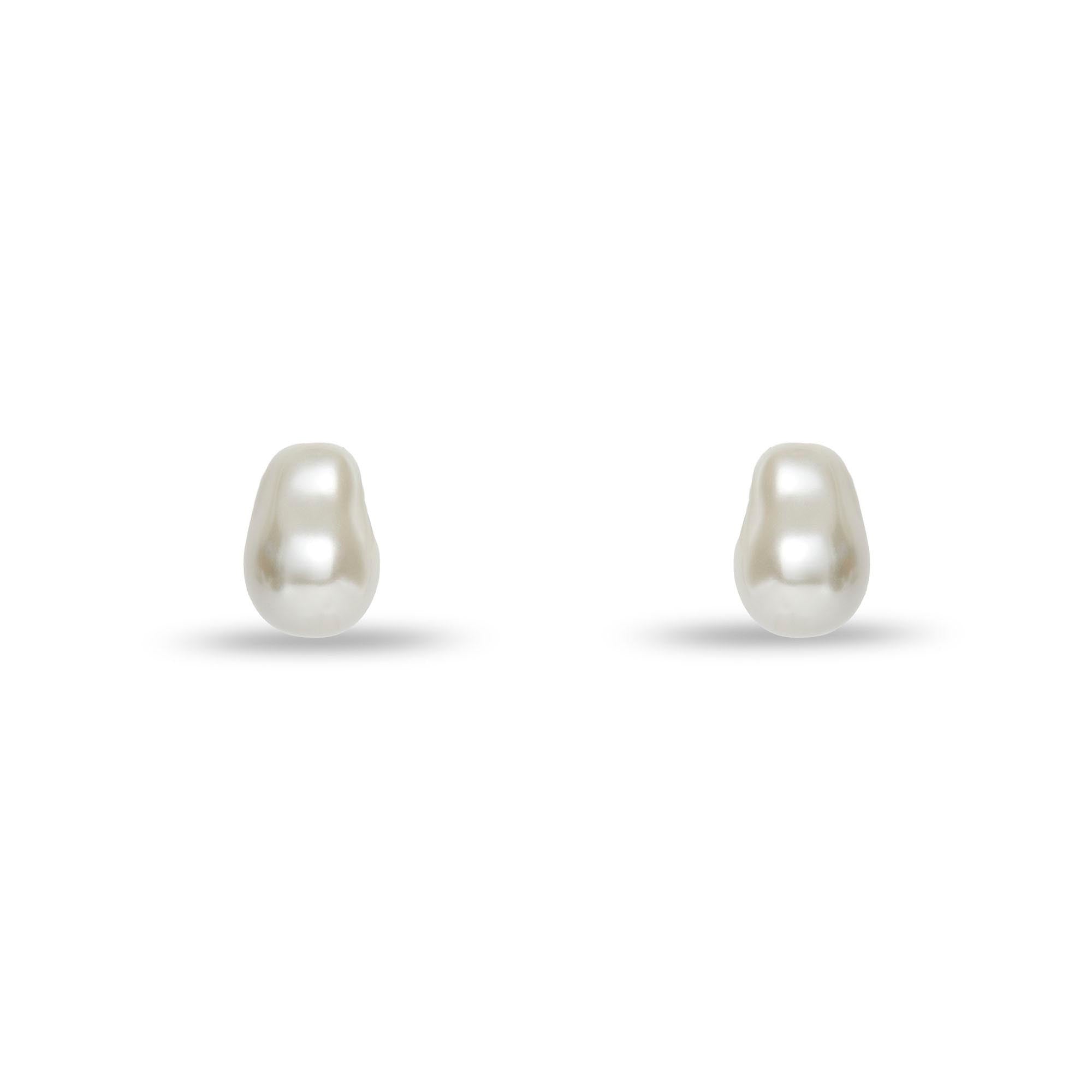 LELE SADOUGHI EARRINGS IVORY COLLECTOR BAROQUE PEARL STUD