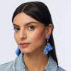 Lele Sadoughi Earrings LAKE BLUE CALLA LILY EARRINGS