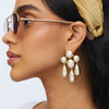 Lele Sadoughi EARRINGS PEARL REFLECTION CHANDELIER EARRINGS