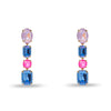 Lele Sadoughi EARRINGS ROSE LAVENDER SWAROVSKI® LINEAR CRYSTAL EARRING