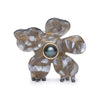 Lele Sadoughi Hair Clips ABALONE LILY CLAW CLIP