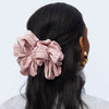 Lele Sadoughi Hair Clips BLUSH RITA RIBBON CLAW CLIP