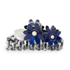 Lele Sadoughi Hair Clips CELESTIAL JET PETUNIA CLAW CLIP