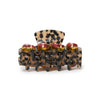 Lele Sadoughi Hair Clips CHEETAH MINI CRYSTAL CLAW CLIP