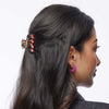 Lele Sadoughi Hair Clips CHEETAH MINI CRYSTAL CLAW CLIP