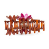 Lele Sadoughi Hair Clips RUST PETUNIA CLAW CLIP