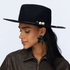 Lele Sadoughi HATS JET FARRAH WOOL RANCHER HAT