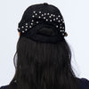 Lele Sadoughi HATS JET LACE BOW EMBELLISHED BASEBALL CAP