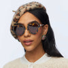 Lele Sadoughi HATS LEOPARD KNIT BERET