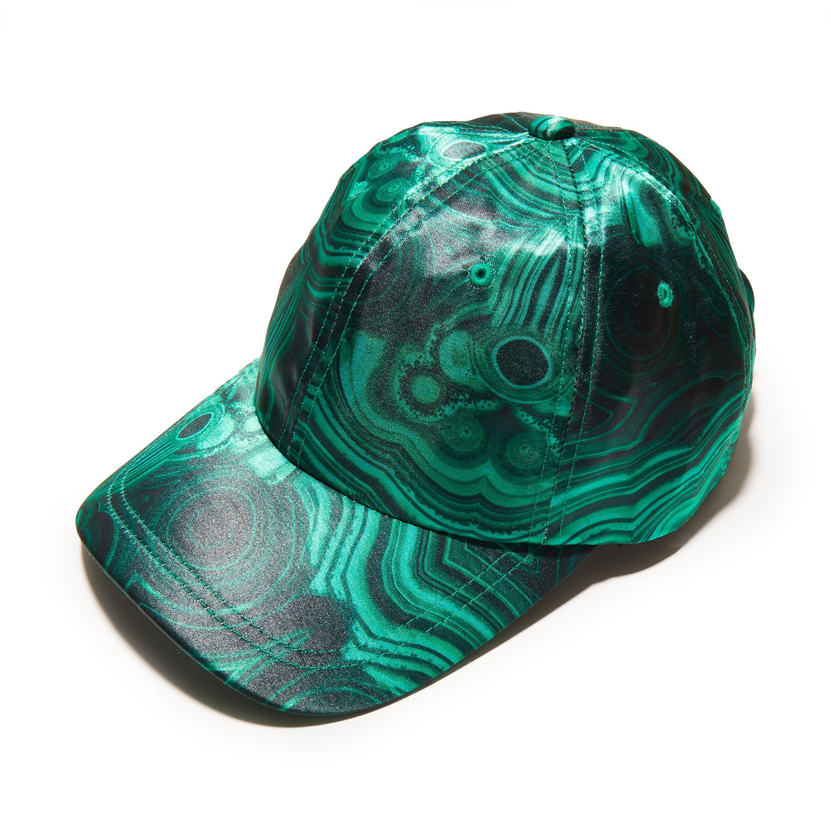 Lele Sadoughi HATS MALACHITE PRINTED BASEBALL CAP