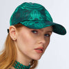 Lele Sadoughi HATS MALACHITE PRINTED BASEBALL CAP