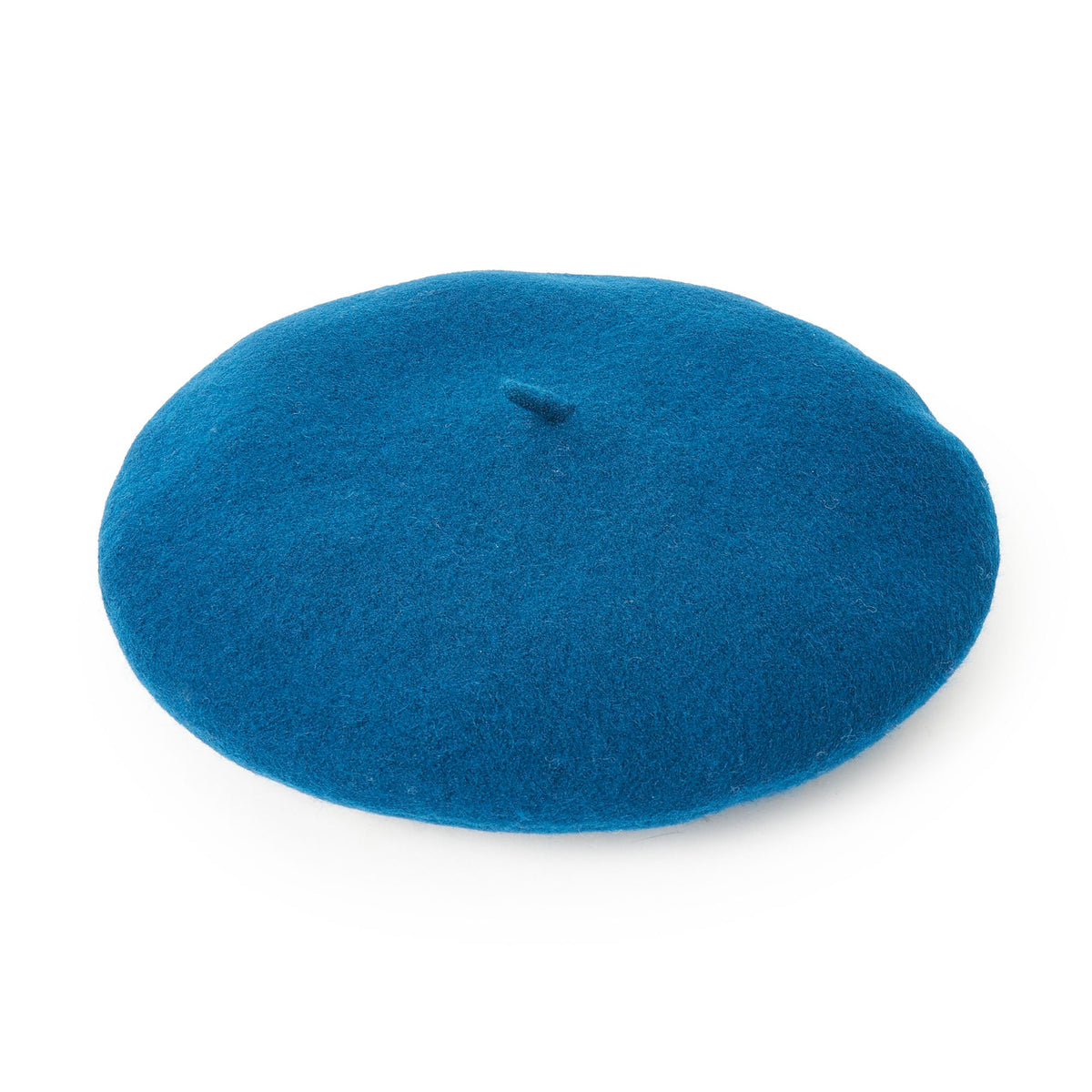 Lele Sadoughi HATS TEAL WOOL FELT BERET