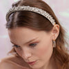 Lele Sadoughi HEADBANDS APRIL DIAMOND GIGI JEWELED BIRTHSTONE HEADBAND