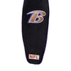 Lele Sadoughi HEADBANDS BALTIMORE RAVENS LELE X NFL JET EMBROIDERED KNOTTED HEADBAND