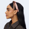 Lele Sadoughi HEADBANDS BLUSH BARDOT FAUX LEATHER HEADBAND