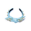 Lele Sadoughi HEADBANDS BUBBLE BLUE LELE X WICKED KIDS KNOTTED CRYSTAL WAND HEADBAND