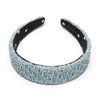 Lele Sadoughi HEADBANDS CAPRI BLUE BESSETTE RAFFIA HEADBAND