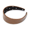 Lele Sadoughi HEADBANDS CEDAR BROWN FAUX CROC CHER HEADBAND