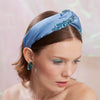 Lele Sadoughi HEADBANDS DECEMBER BLUE TOPAZ MARLENE JEWELED BIRTHSTONE HEADBAND