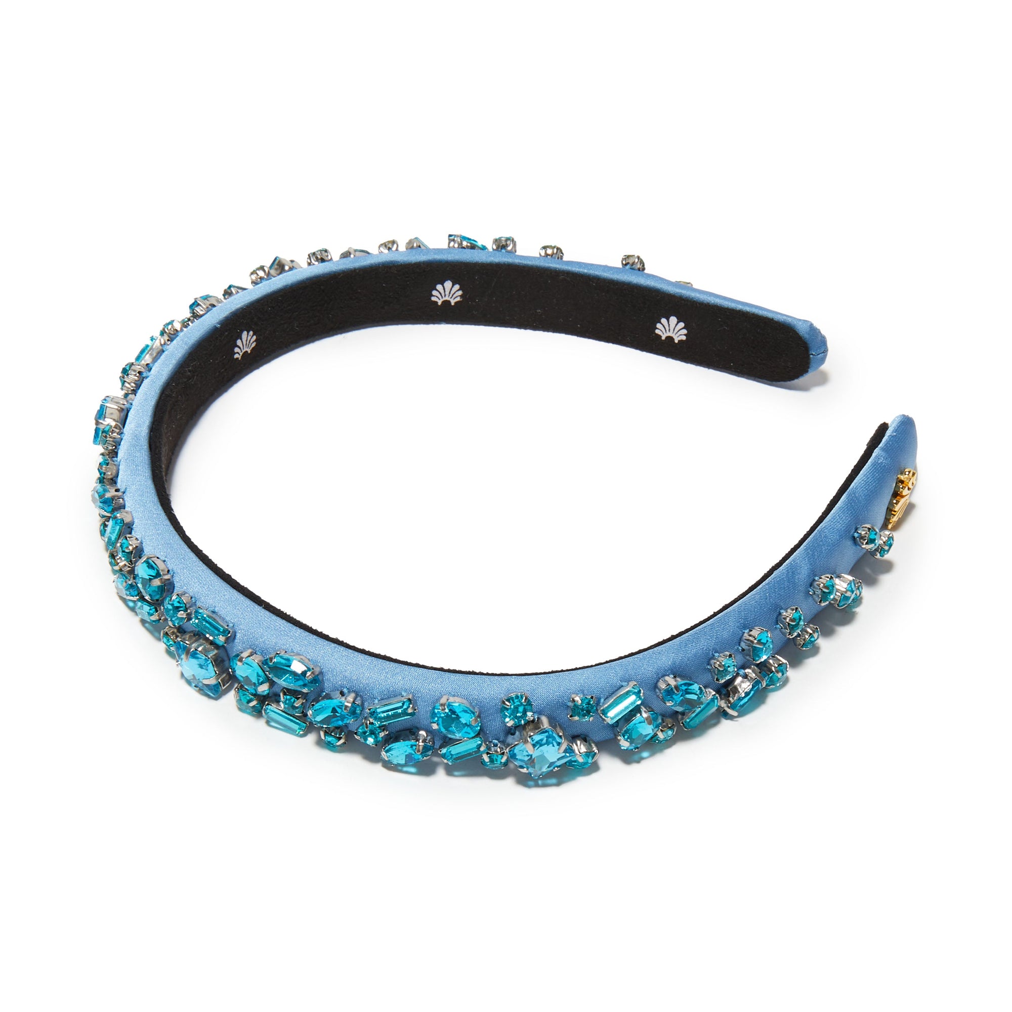 Lele Sadoughi HEADBANDS DECEMBER TURQUOISE GIGI JEWELED BIRTHSTONE HEADBAND