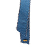 Lele Sadoughi HEADBANDS DENIM BARDOT SCALLOPED EDGE HEADBAND