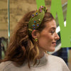 Lele Sadoughi HEADBANDS EARTH LELE SADOUGHI X WICKED ELPHABA KNOTTED CRYSTAL SHIMMER HEADBAND