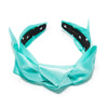 Lele Sadoughi HEADBANDS ELECTRIC MINT SILK SHIRLEY RIBBON HEADBAND