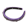 Lele Sadoughi HEADBANDS FEBRUARY AMETHYST GIGI JEWELED BIRTHSTONE HEADBAND