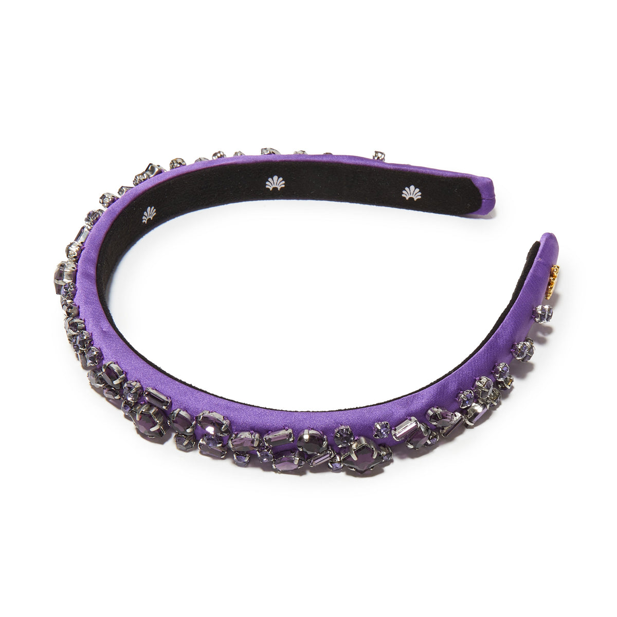 Lele Sadoughi HEADBANDS FEBRUARY AMETHYST GIGI JEWELED BIRTHSTONE HEADBAND