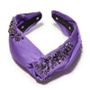 Lele Sadoughi HEADBANDS FEBRUARY AMETHYST MARLENE JEWELED BIRTHSTONE HEADBAND