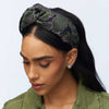 Lele Sadoughi HEADBANDS GARDEN FLORAL PRINTED GRETA HEADBAND