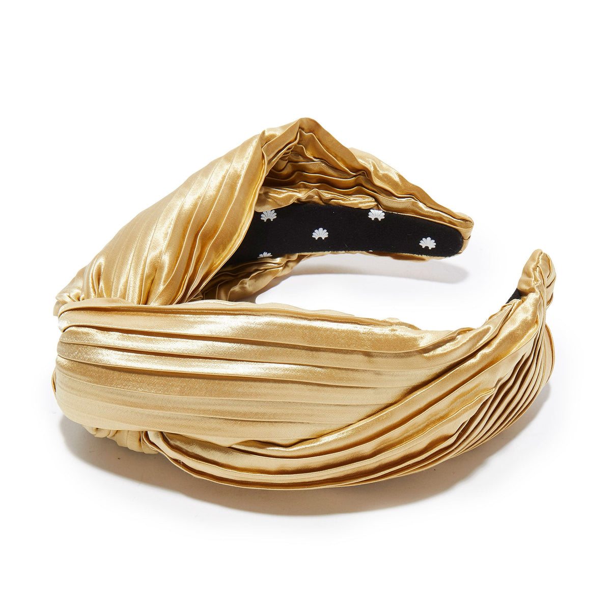 Lele Sadoughi HEADBANDS GOLD GRETA HEADBAND