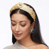 Lele Sadoughi HEADBANDS GOLDEN SHADOW SLIM GRETA SWAROVSKI® HEADBAND