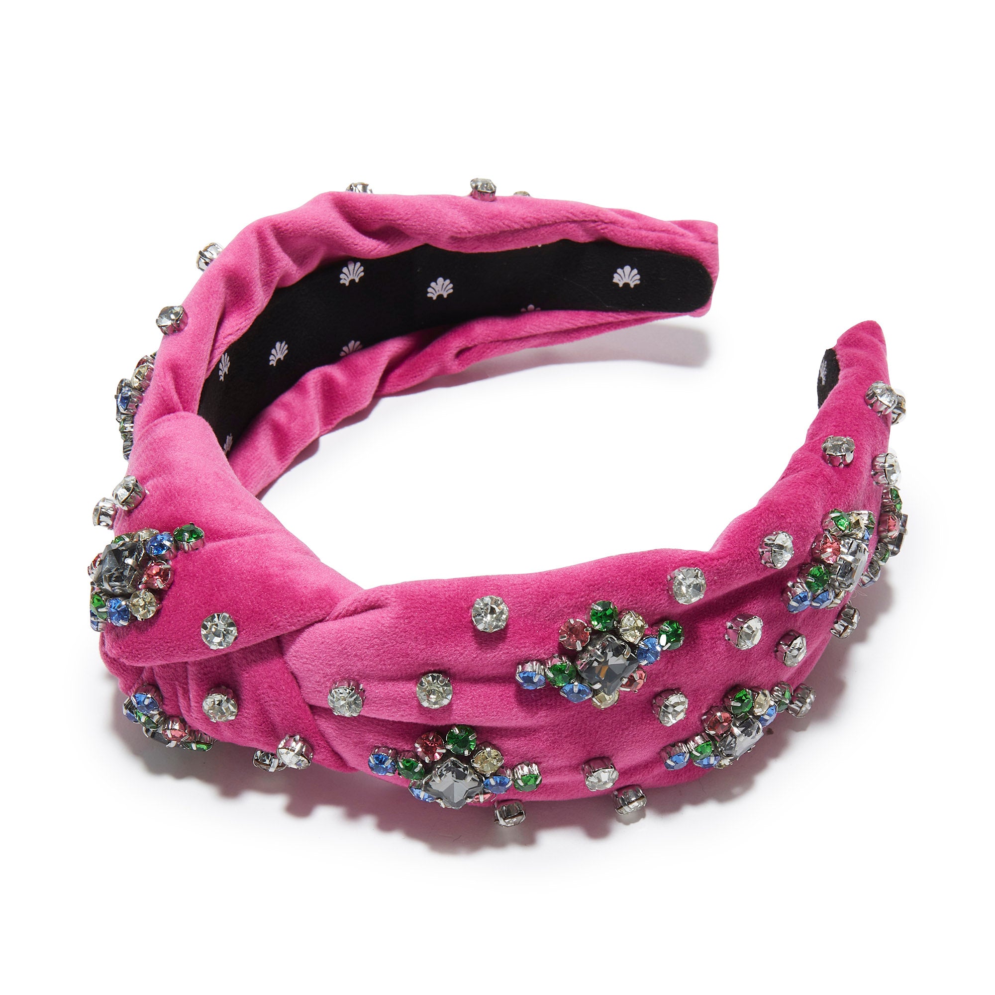 Lele Sadoughi HEADBANDS HARLEQUIN RAINBOW KNOTTED TWINKLE CRYSTAL HEADBAND