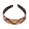 Lele Sadoughi HEADBANDS HICKORY PLAID PRINTED BESSETTE HEADBAND