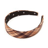 Lele Sadoughi HEADBANDS HICKORY PLAID PRINTED BESSETTE HEADBAND