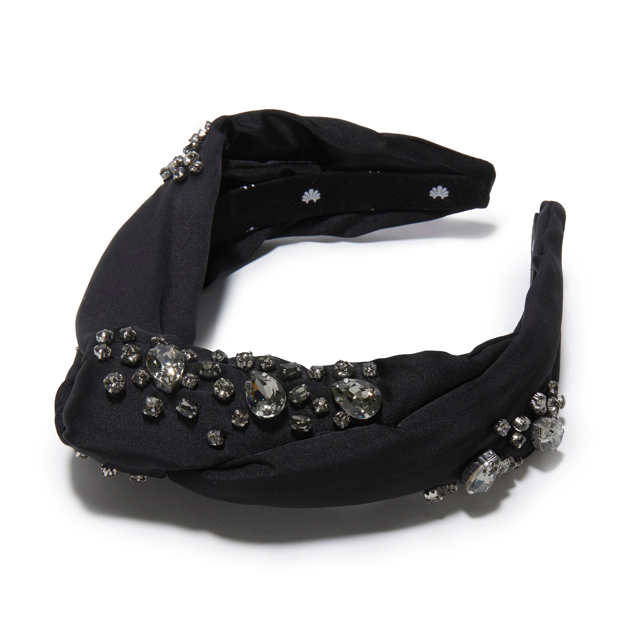 Lele Sadoughi HEADBANDS JET SLIM GRETA SWAROVSKI HEADBAND