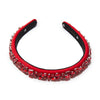 Lele Sadoughi HEADBANDS JULY RUBY GIGI JEWELED BIRTHSTONE HEADBAND