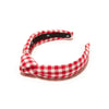 Lele Sadoughi HEADBANDS LADYBUG RED KIDS GINGHAM KNOTTED HEADBAND