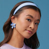 Lele Sadoughi HEADBANDS LAKE BLUE EMMA ACETATE HEADBAND