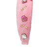 Lele Sadoughi HEADBANDS LELE SADOUGHI X BARBIE LIPSTICK PINK CHARMS KIDS HEADBAND