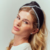 Lele Sadoughi HEADBANDS LELE SADOUGHI X MARILYN MONROE JET CRYSTAL HEADBAND