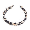 Lele Sadoughi HEADBANDS LEOPARD JESSIE SILK HEADBAND