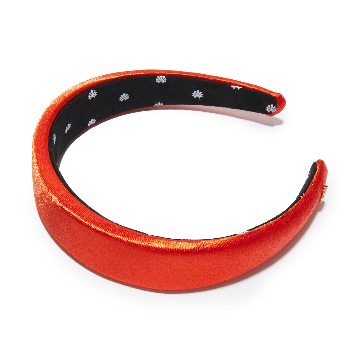 Lele Sadoughi HEADBANDS LIPSTICK RED ALICE SILK HEADBAND