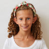 Lele Sadoughi HEADBANDS LIPSTICK ROSE KIDS KNOTTED LIBERTY HEADBAND