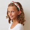 Lele Sadoughi HEADBANDS LIPSTICK ROSE KIDS KNOTTED LIBERTY HEADBAND