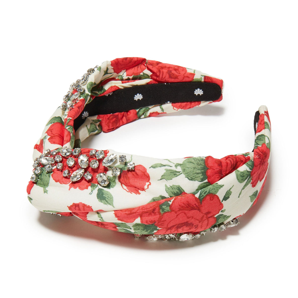 Lele Sadoughi HEADBANDS LIPSTICK ROSE MARLELE LIBERTY CRYSTAL HEADBAND