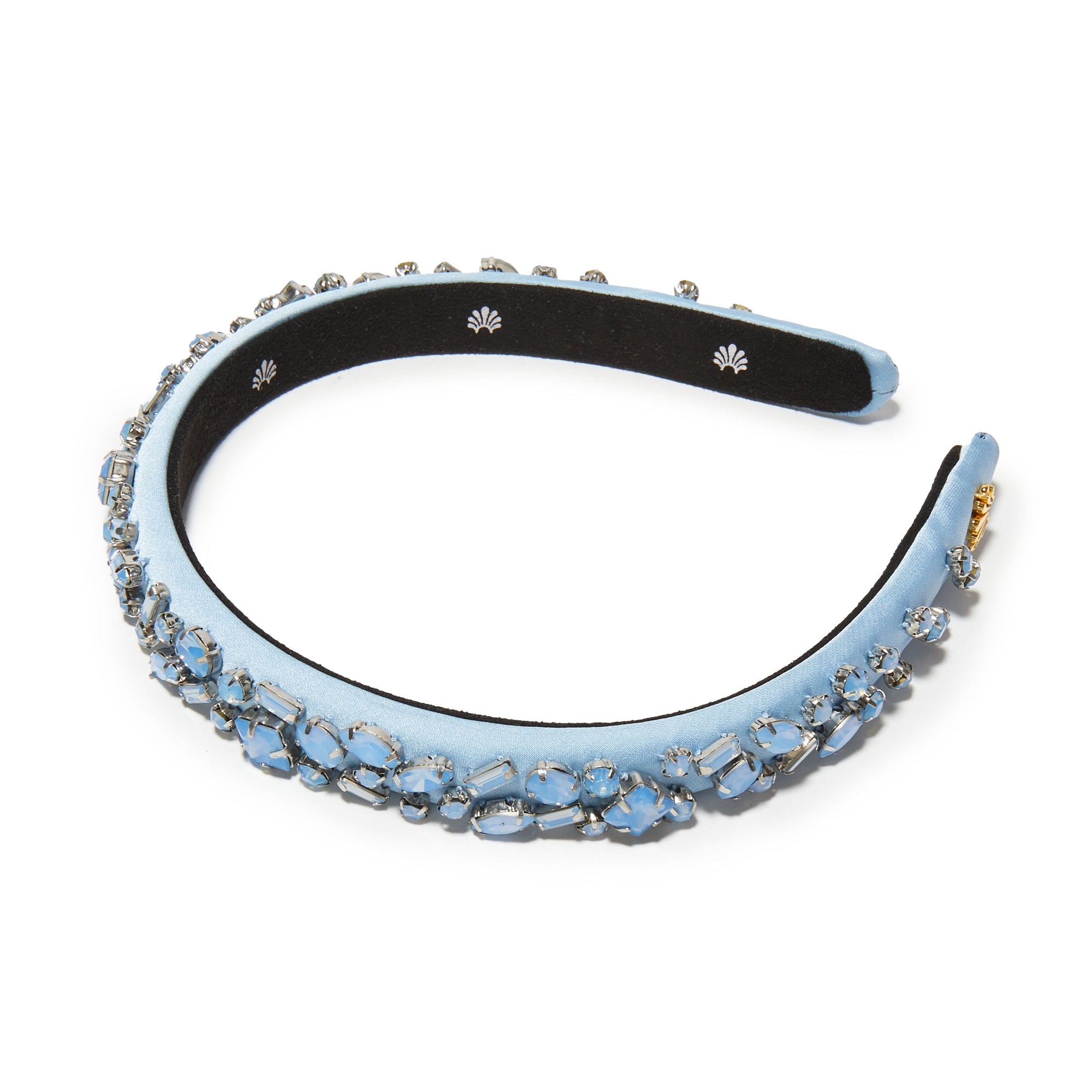 Lele Sadoughi HEADBANDS MARCH AQUAMARINE GIGI JEWELED BIRTHSTONE HEADBAND